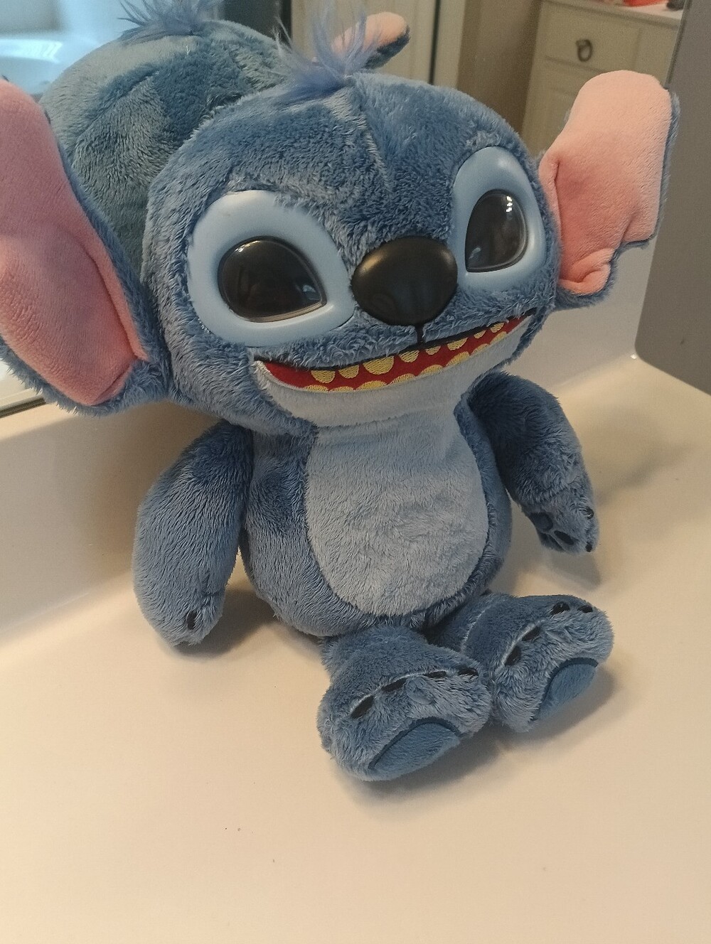 Interactive Disney Stitch Plush - Lights Up & Talks!